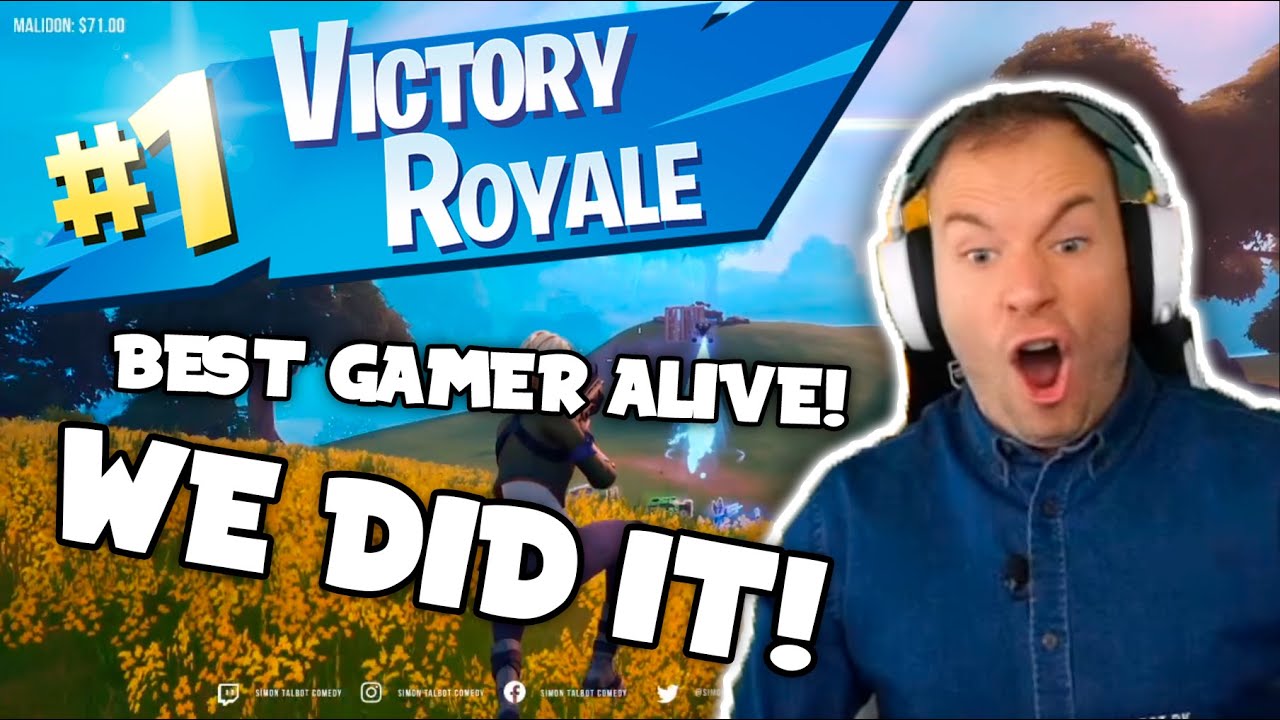 comedian ROASTS FORTNITE - and OWNS his first match ever