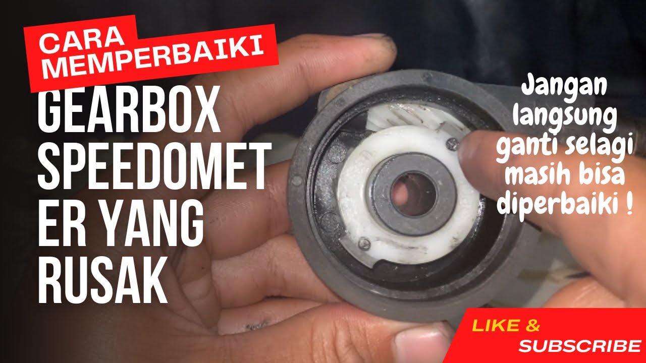 Jangan asal ganti | Cara Memperbaiki Gearbox Speedometer sepeda motor | Mio Sporty Indonesia