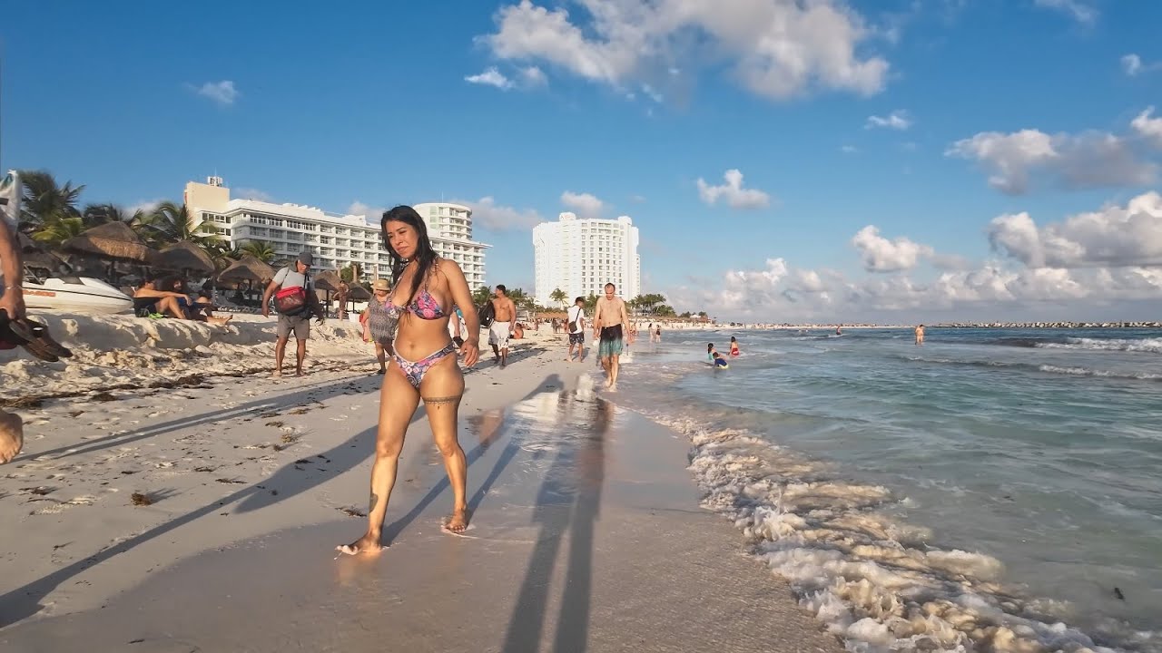 Excursión Caminando en Cancún, Mexico 🇲🇽 4K || OFIBO Español