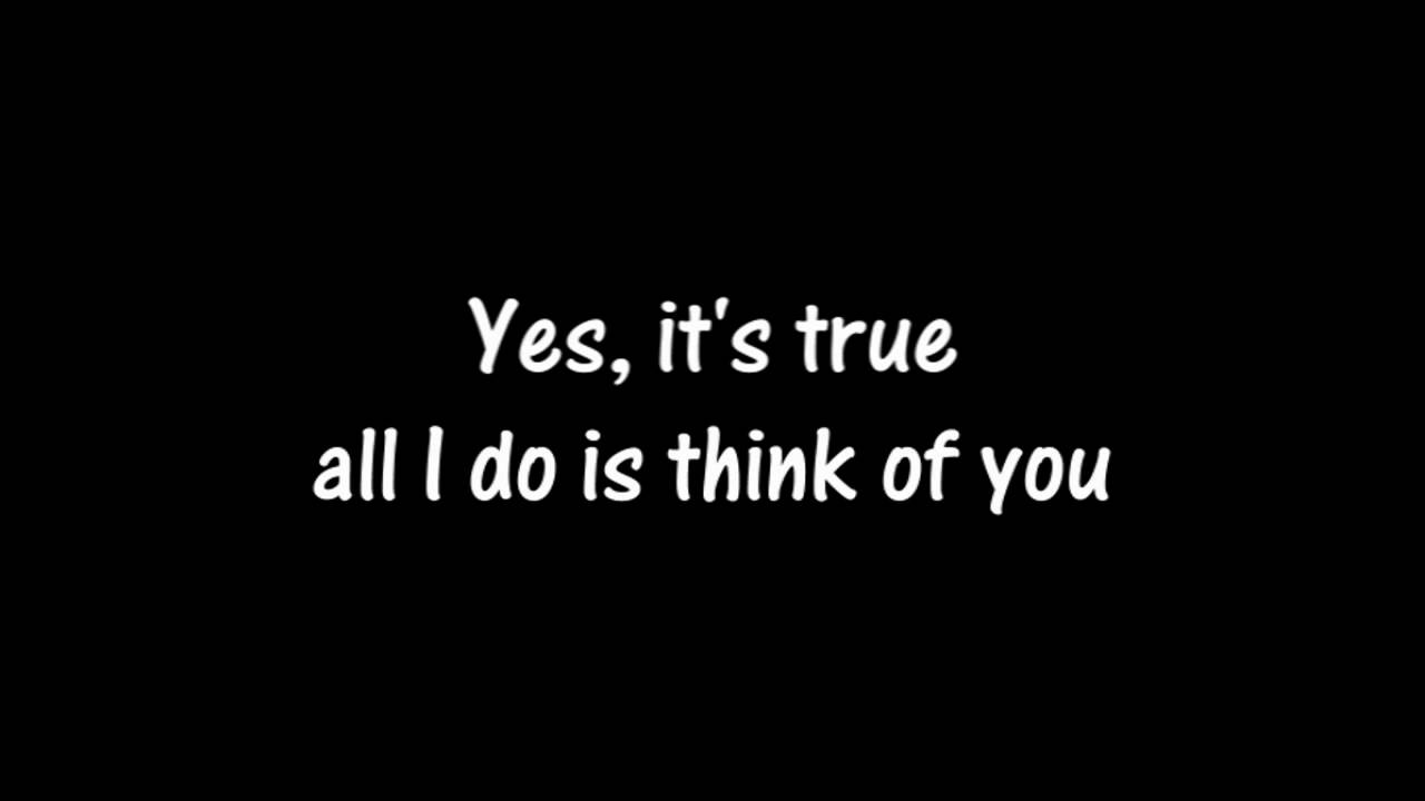Taj Jackson - Think Of You (with lyrics)