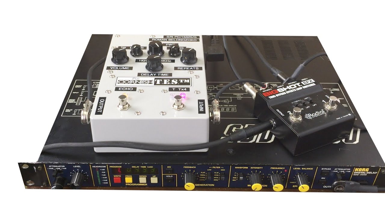 Pete Cornish TES vs Korg SDD 3000 Rack