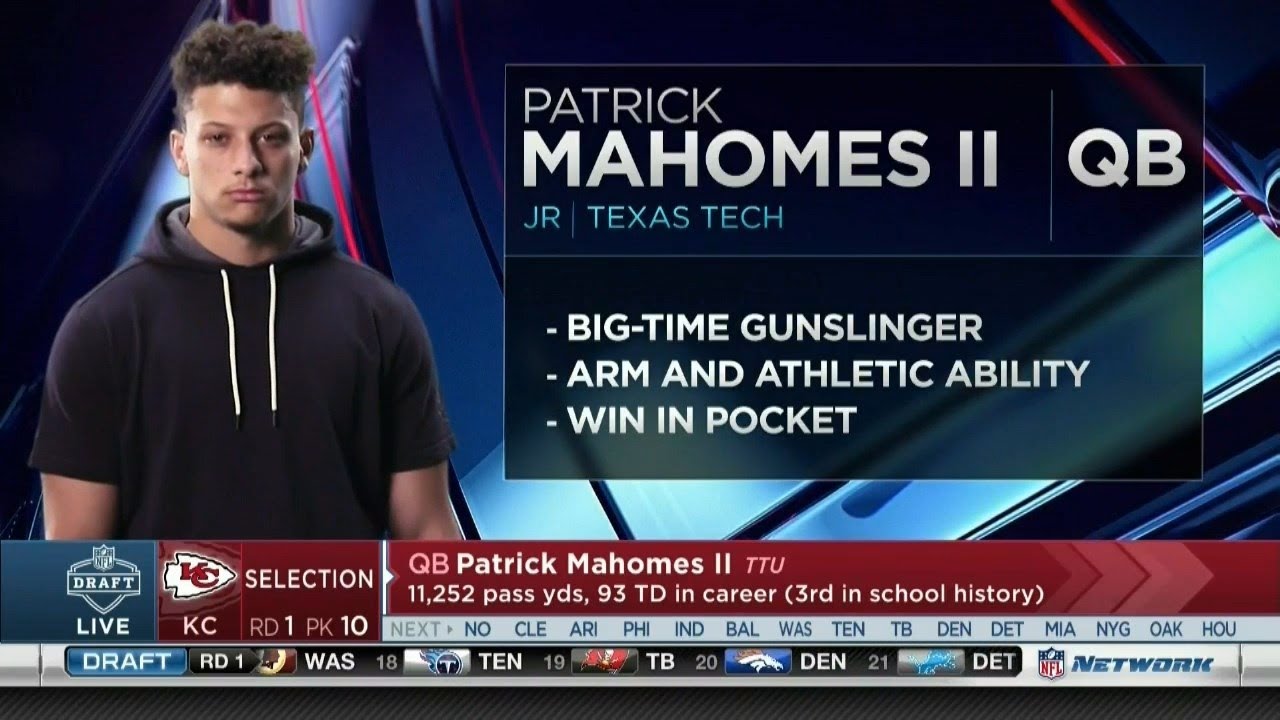 Mike Mayock Patrick Mahomes scouting report