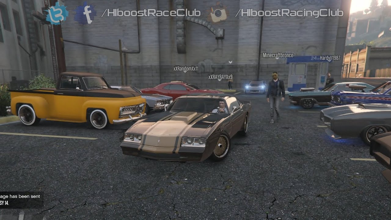 Grand Theft Auto V Online (XB1) | Muscle Car Meet | All Motor Dukes, Drag Racing, Ride Along & More