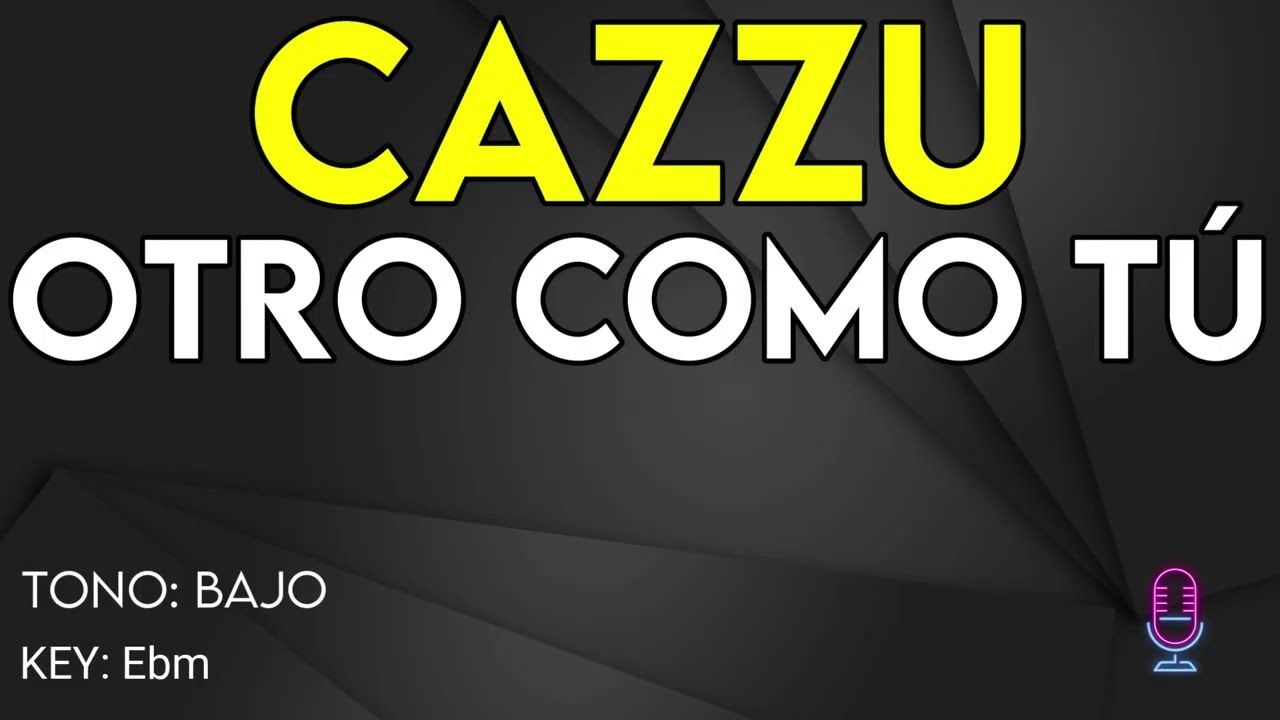 Cazzu - Otro Como Tú - Karaoke Instrumental - Bajo