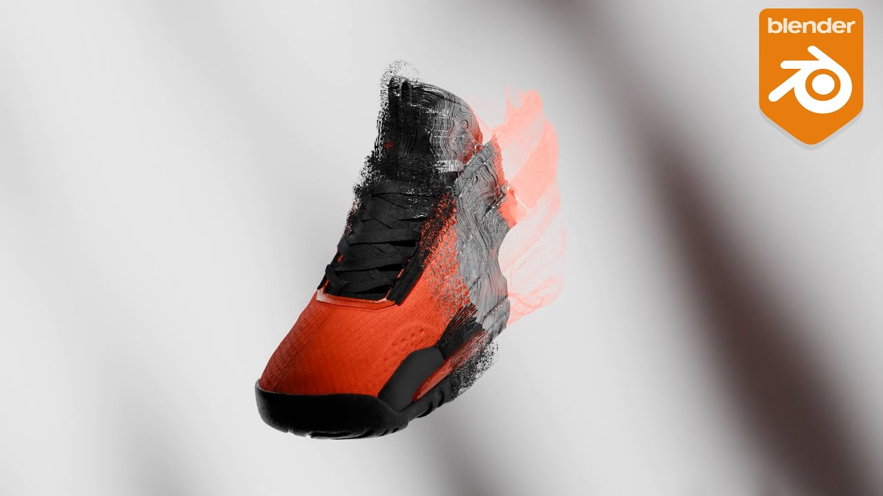Shoes Reveal | Geometry Nodes 3D Animation Tutorial