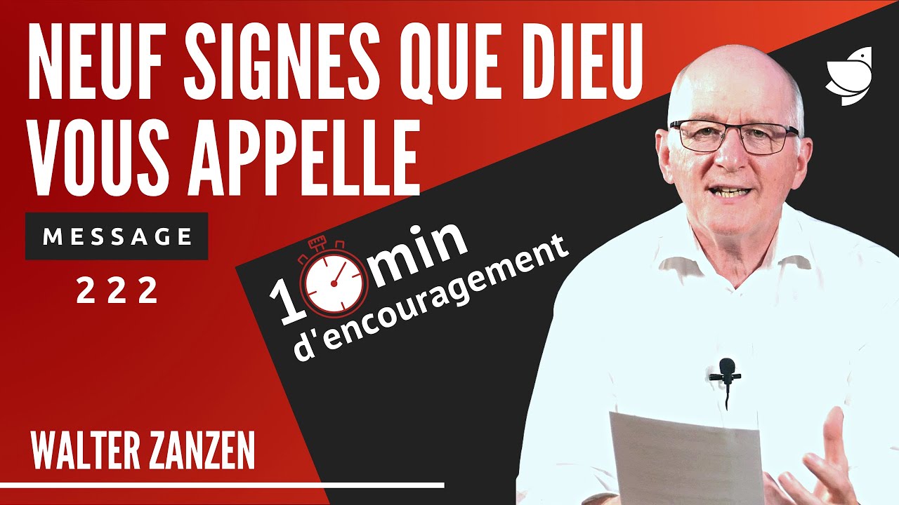 NEUF signes que Dieu vous appelle (222) - Walter Zanzen (EER Genève)