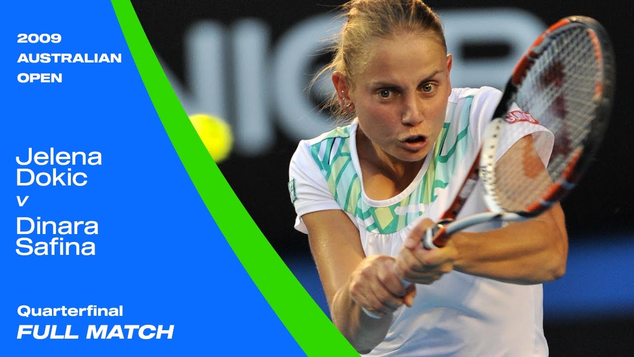 Dinara Safina v Jelena Dokic Full Match | Australian Open 2009 quarterfinal