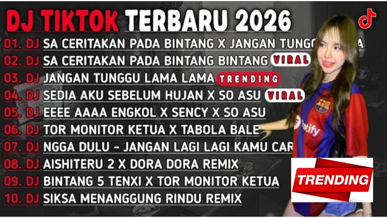 DJ TIKTOK VIRAL 2026 🎼 DJ SA CERITAKAN PADA BINTANG - JANGAN TUNGGU LAMA 🎼🎧