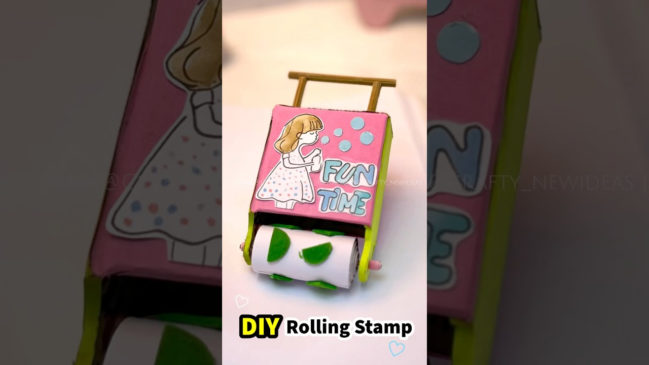 കണക്കിനൊരു ROLLING STAMP&hellip;😅😂🤣..@Craftymyideas #craft #fun #diy #shorts