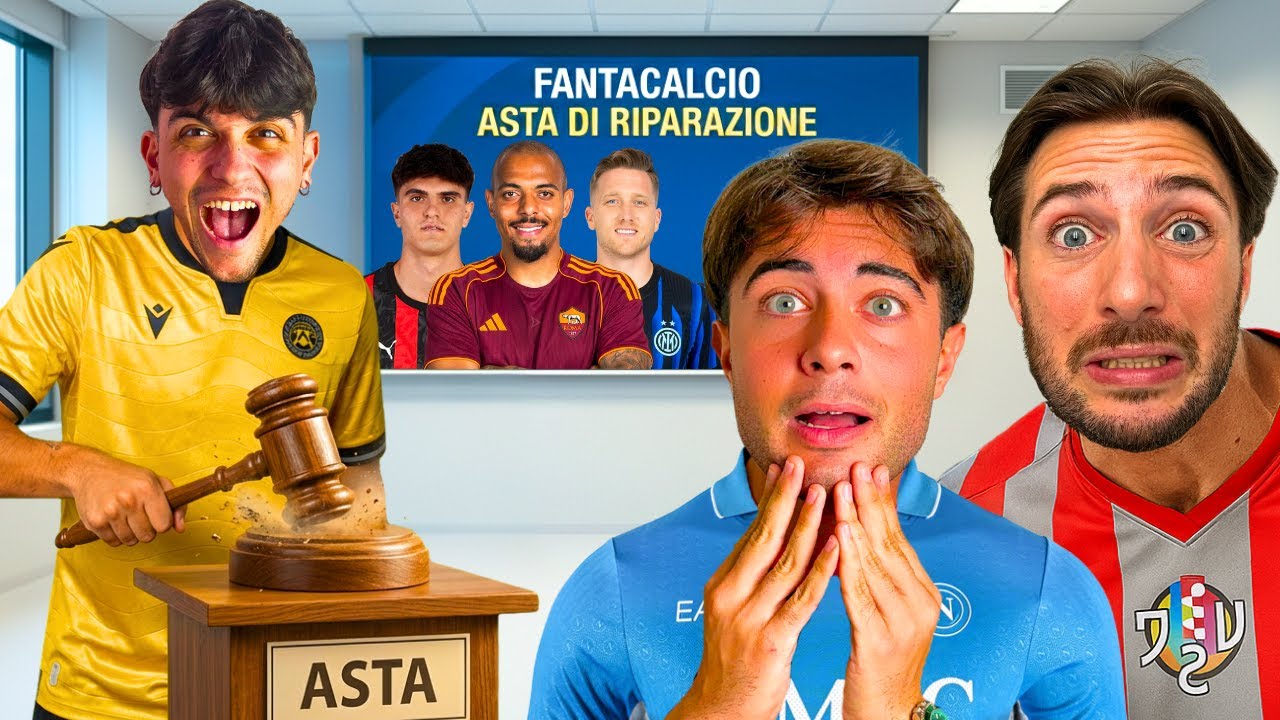 ⚽️ LE NOSTRE SQUADRE al FANTACALCIO dopo L&rsquo;ASTA di RIPARAZIONE! 😱🏆