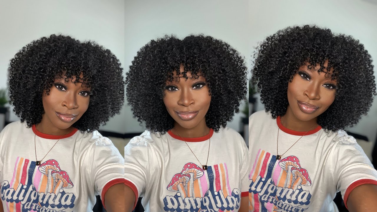 Волосы MeganTheeStallion в стиле Kinky Curly | 4C Edges Afro Kinky Curly Wig при участии LUVWIN