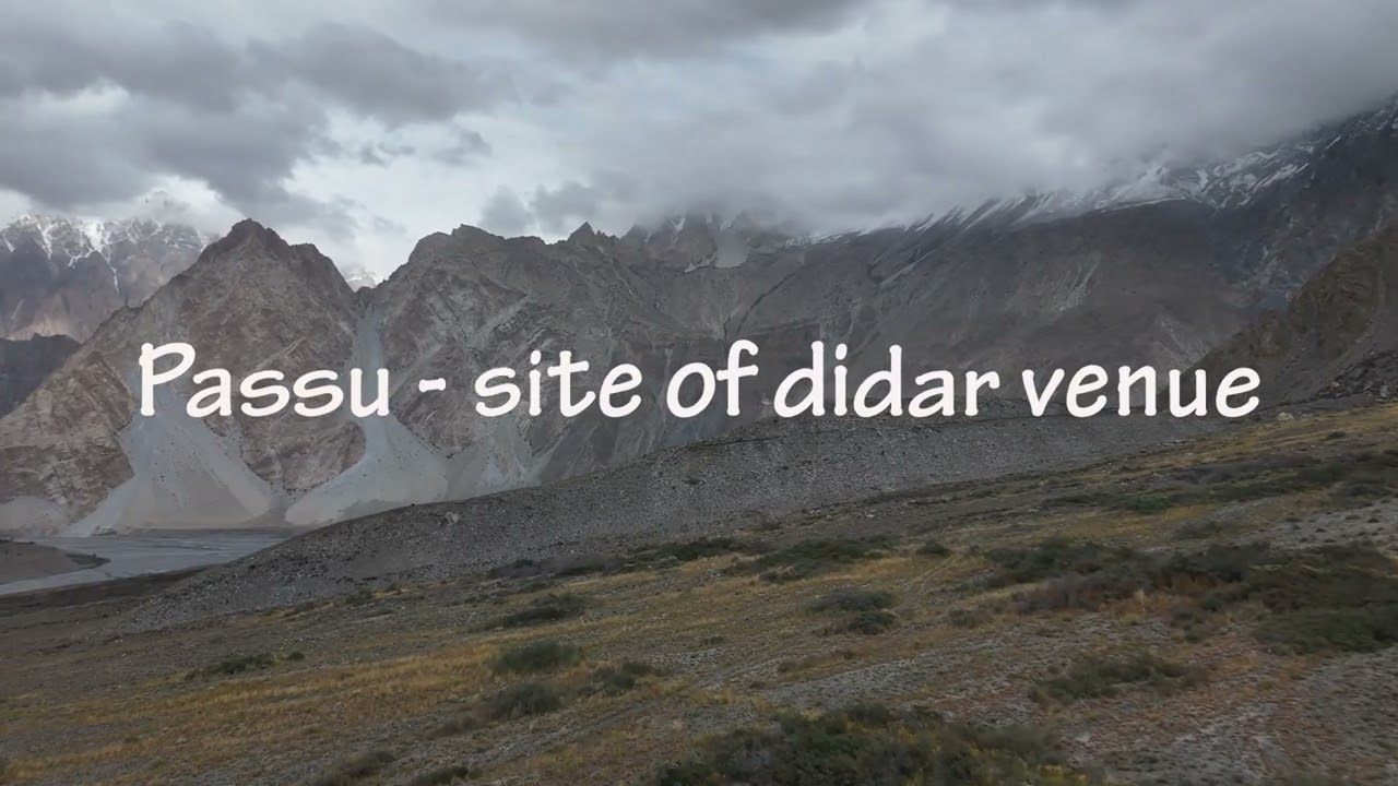 Hazar Imam's visit to Passu, Hunza, Pakistan 2026  - Drone footage of the area