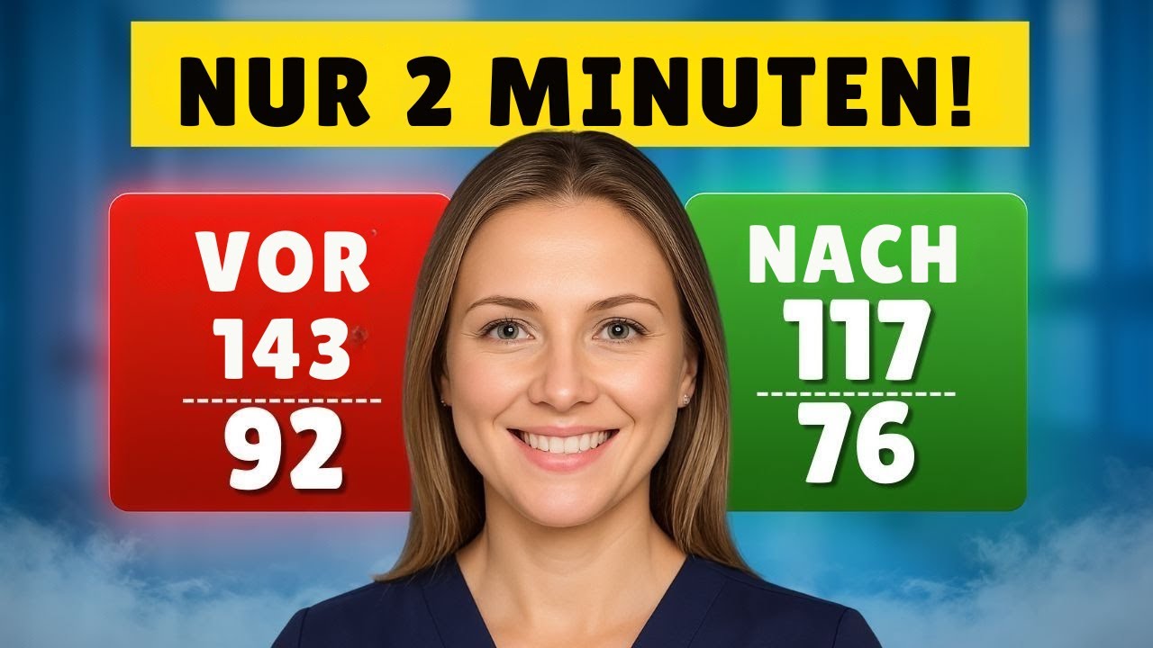 Senioren: 3 Atem-Tricks, die sofort den Blutdruck senken  | Senioren-Gesundheitstipps