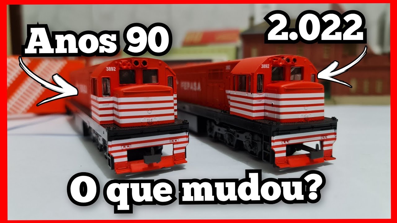 [COMPARAMOS] U20-c Fepasa anos 1990 e 2022 | Frateschi HO 1:87