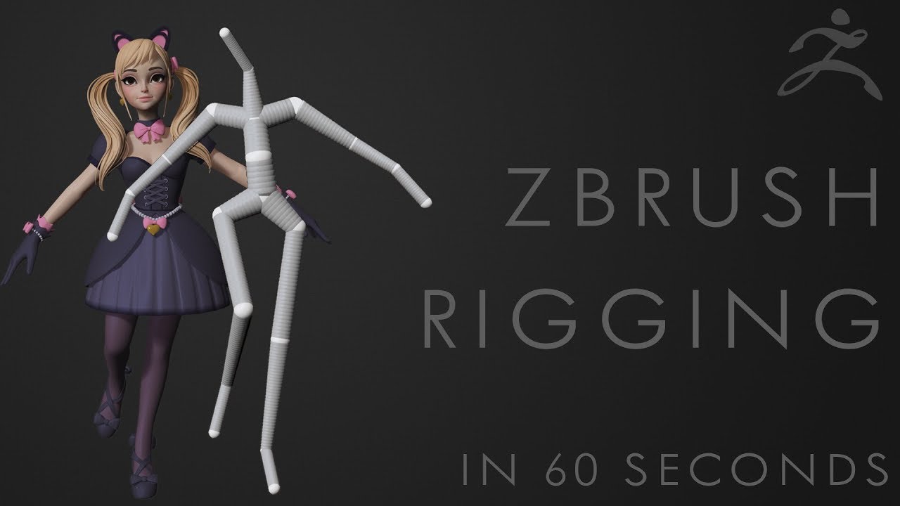 Как сделать риг в Zbrush! &mdash; 60-секундный урок