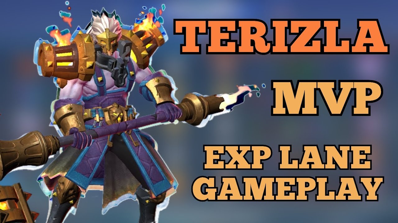 Terizla mvp exp lane gameplay | rank