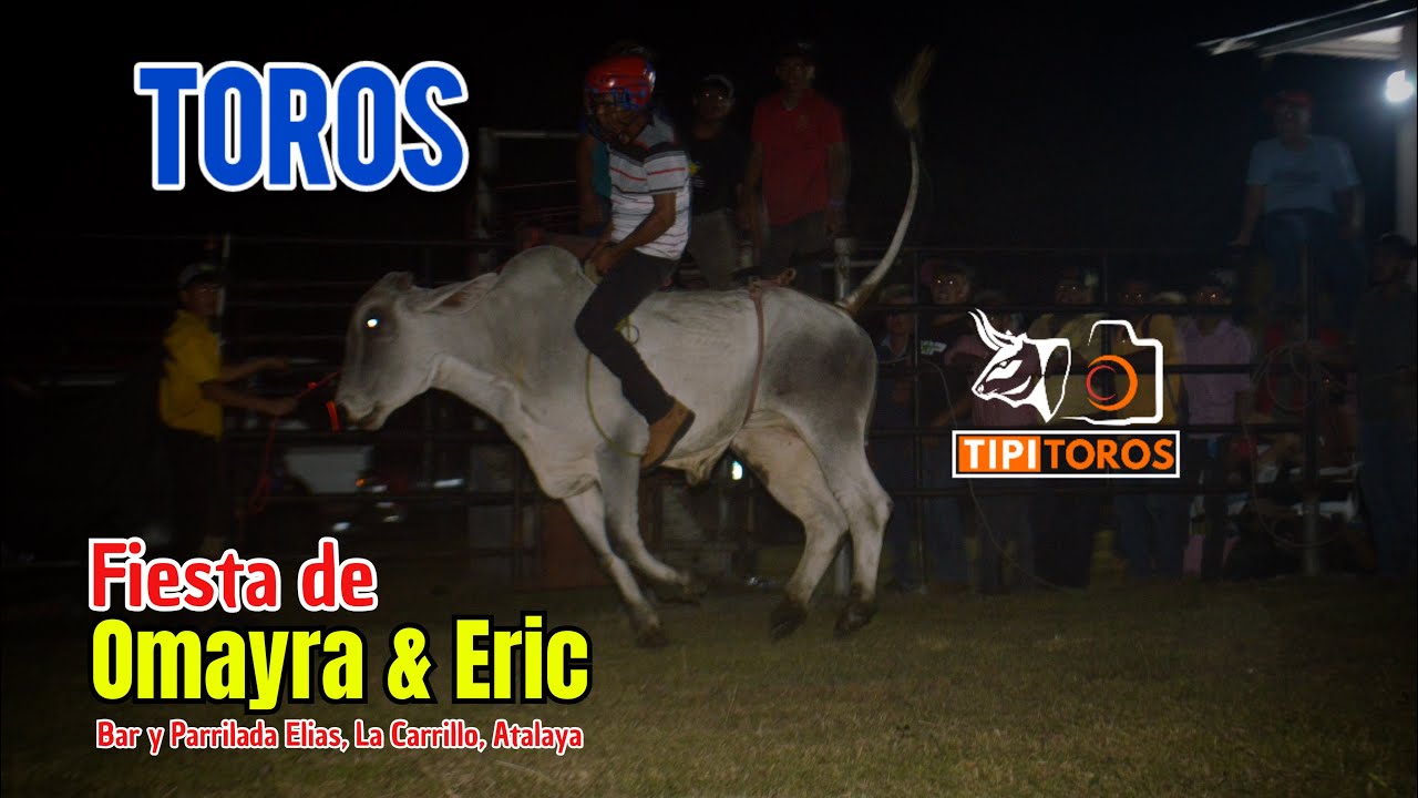 TOROS EN FIESTA DE OMAYRA Y ERIC,  LA CARRILLO DE ATALAYA, DOMINGO 01 DE FEBRERO 