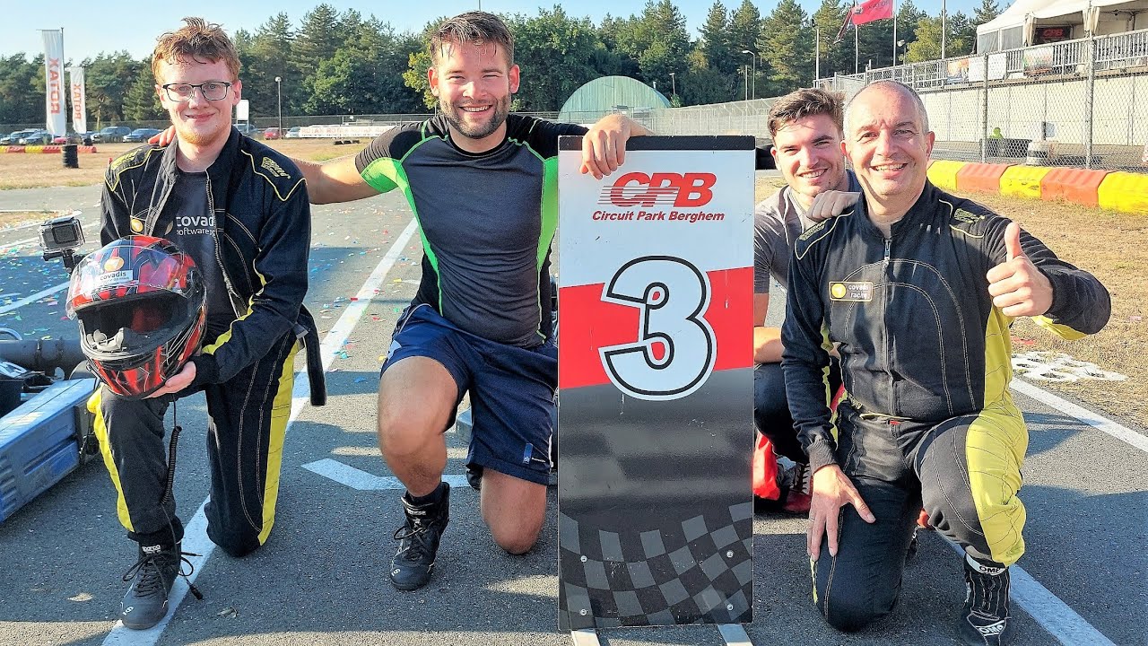 Karten Berghem, 4 uurs race 03-09, 3e plaats!