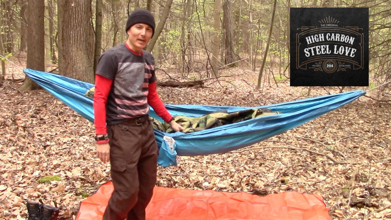 My Sleep System, Equip Hammock Setup and the MMSS Bag - HighCarbonSteel Love