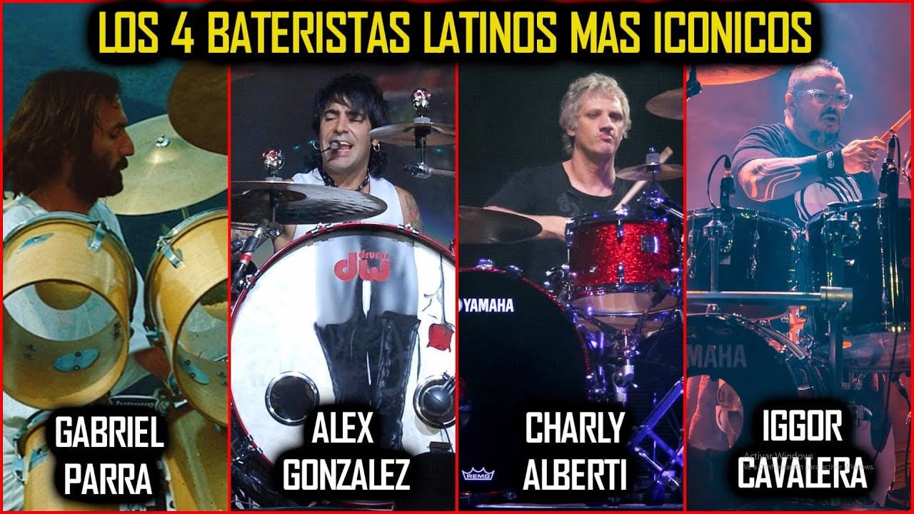 🚨Analizando A Los 4 Bateristas LATINOS Iconicos : Alex Gonzalez - Charly Alberti - Iggor Cavalera 🥁