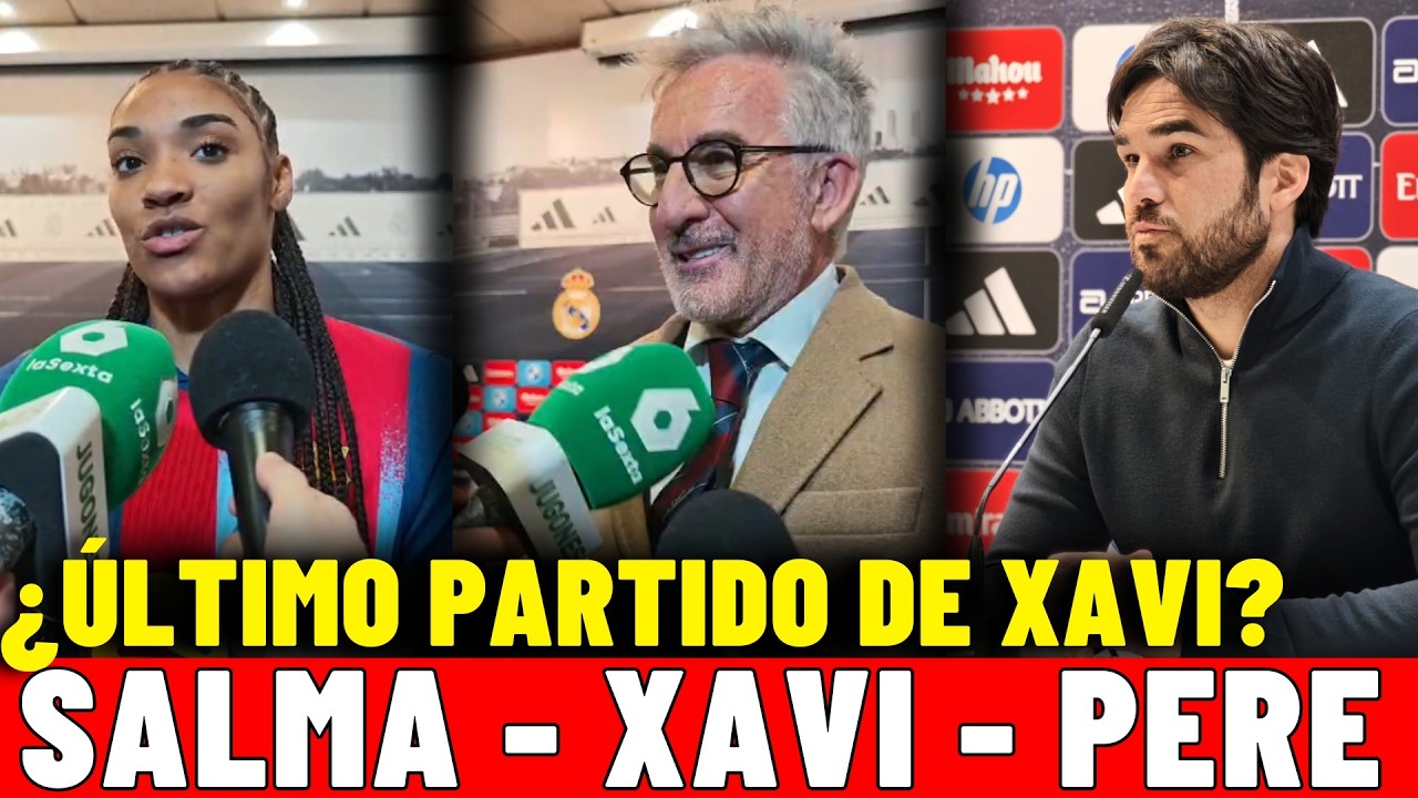 🗣️ SALMA PARALLUELO y XAVI PUIG en ZONA MIXTA ⚽ Post REAL MADRID 0 - 4 BARÇA 🎙️ PERE ROMEU en RDP