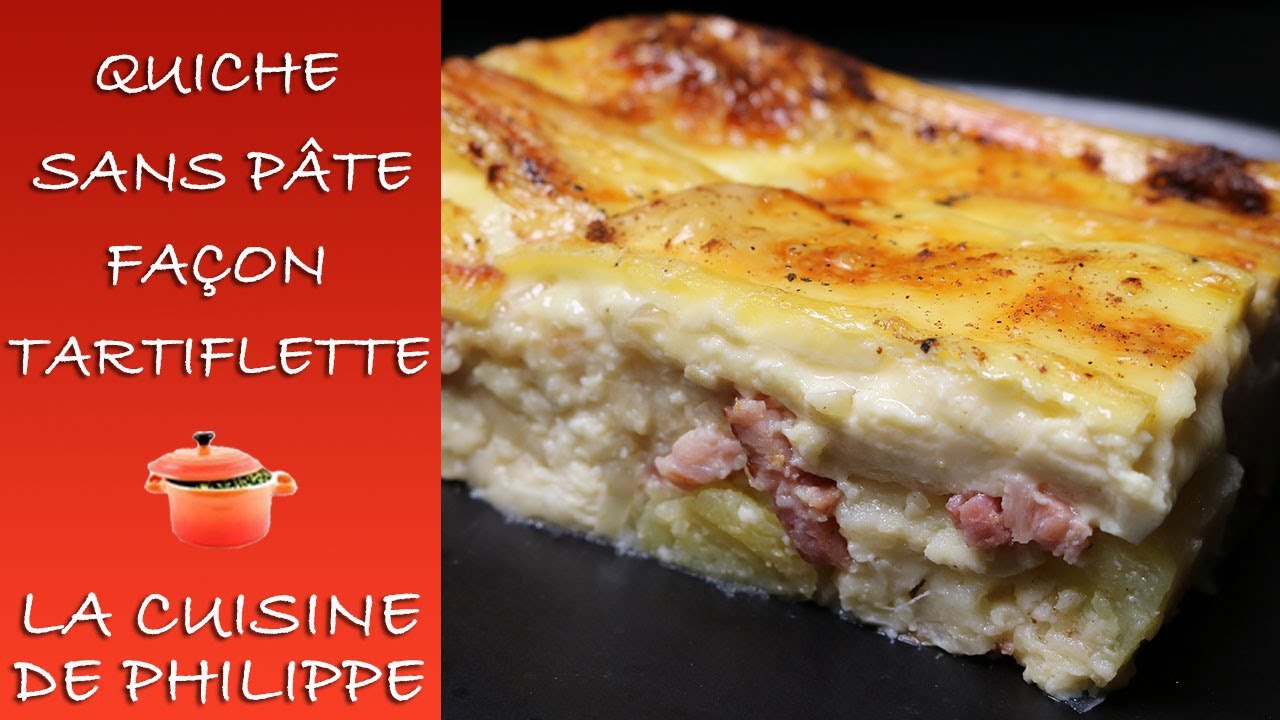 🧀✨ Quiche sans pâte façon Tartiflette — Recette Gourmande & Conviviale