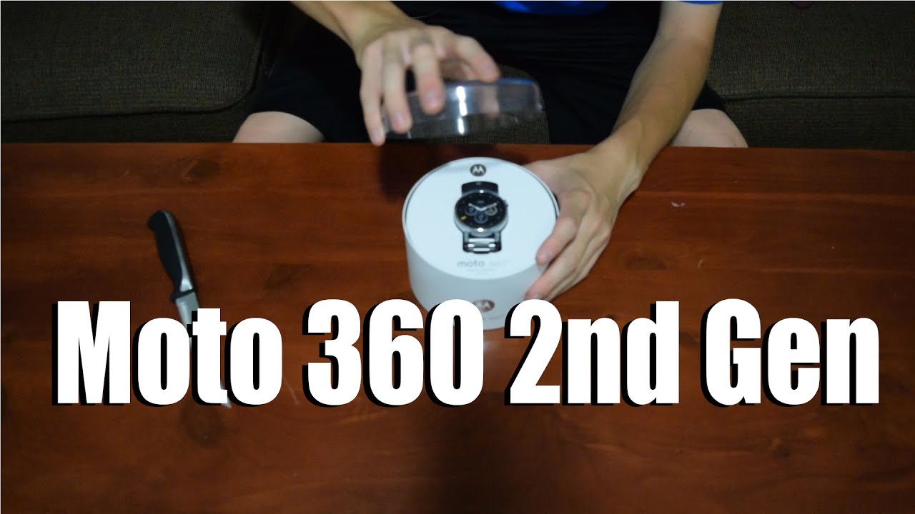 Moto 360 2nd Generation Unboxing!