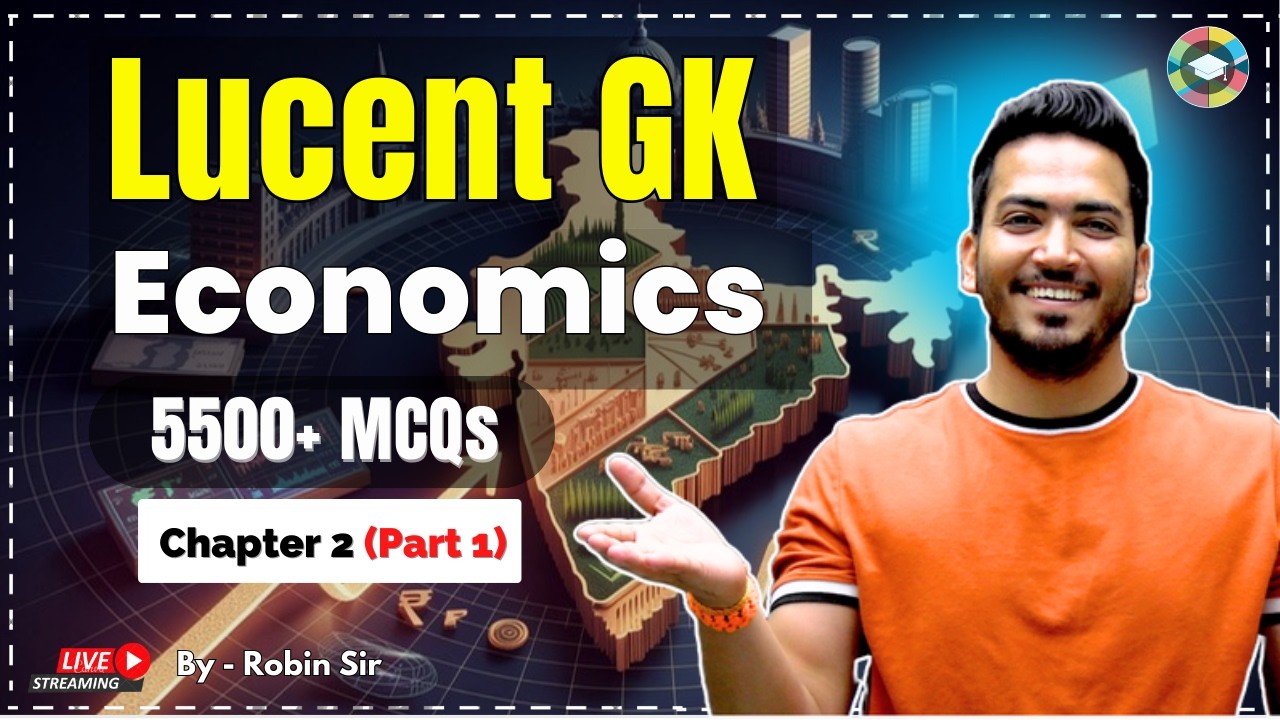 Characteristics of Indian Economy MCQs Part 1 | Lucent Economics | Lucent GK for SSC, RRB, UPSC, NDA