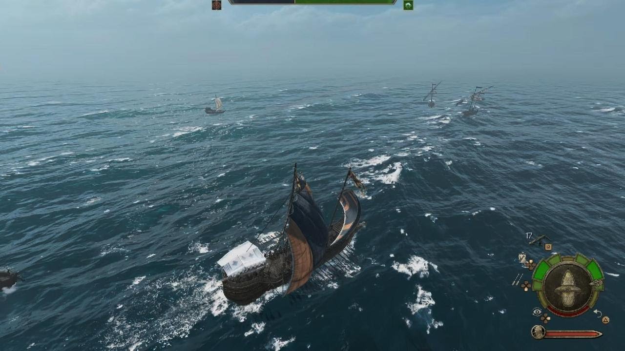 Mount & Blade II: Bannerlord Warsails 224 vs 450 Naval Battle