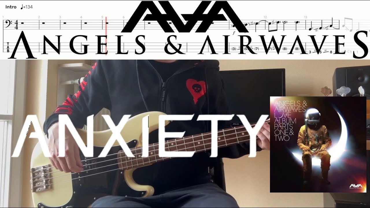 Angels & Airwaves - Anxiety (Bass Cover & Tabs)