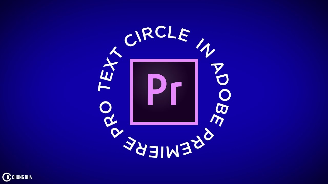 Появление анимации текстового круга // 5-минутный урок по Adobe Premiere Pro // Чунг Дха