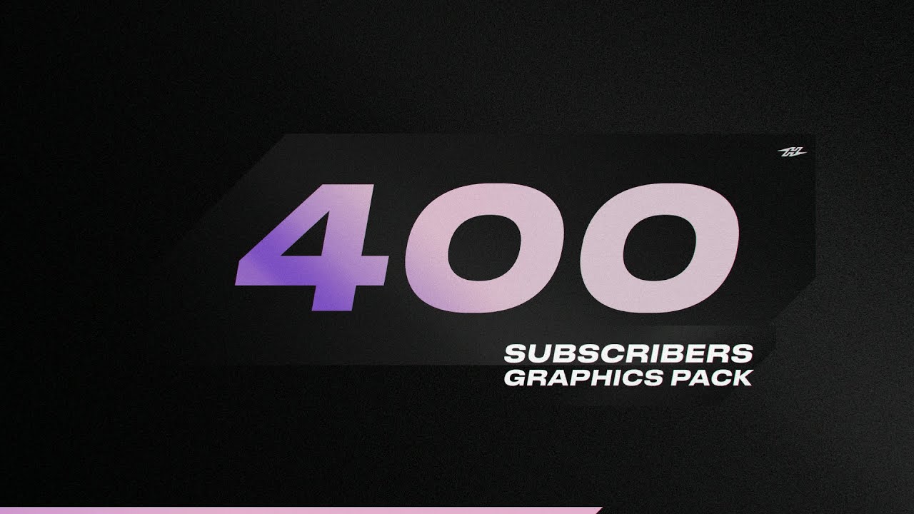 400 Subscriber`s Graphics Pack! | Free Graphics Pack For Photoshop 2020