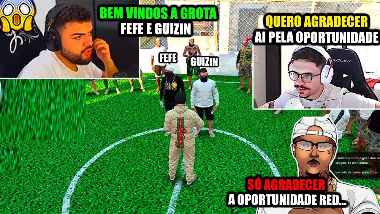 REAÇÃO DO NAN FPS E GUIZN AO SEREM CONTRATADOS PRA GROTA PELO RED!  GTA RP