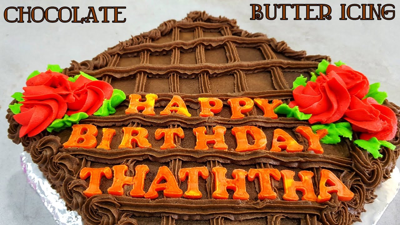 How To Make Chocolate Butter Crum Icing Cake Easily |  Join us to learn a different icing method.