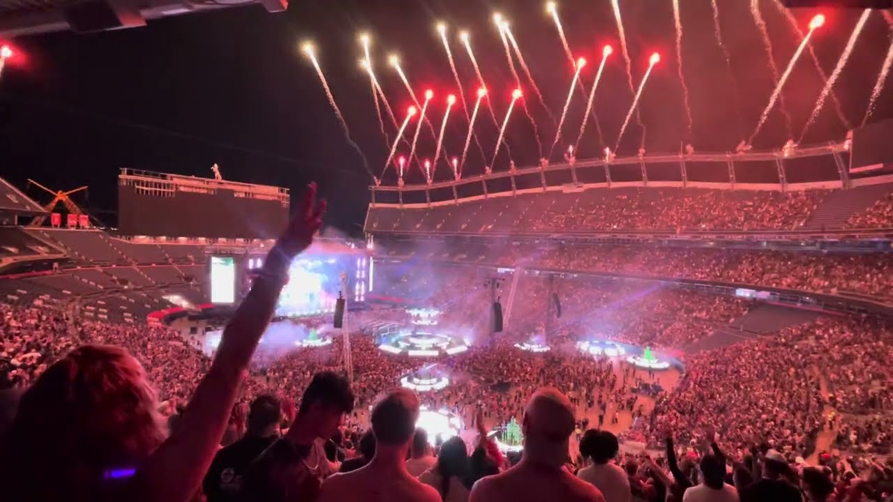 Illenium performing” Insanity/Back to You” Trilogy 2023 live at Empower Field at Mile High