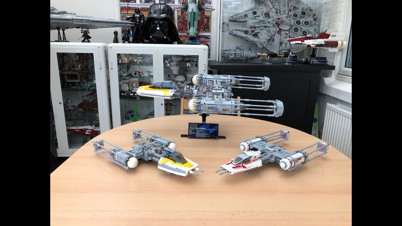 Lego Star Wars Y Wing Starfighter comparisons and Review