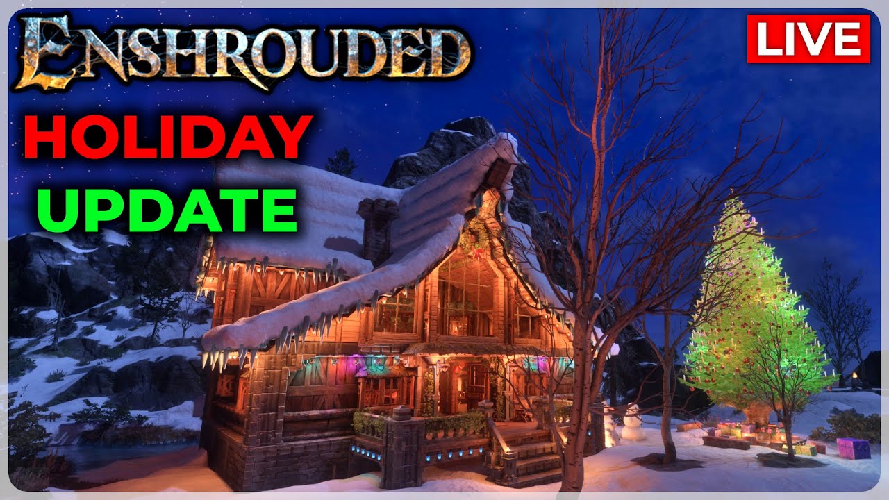 Enshrouded: NEW Patch! - Decorating my Cozy Winter Cabin