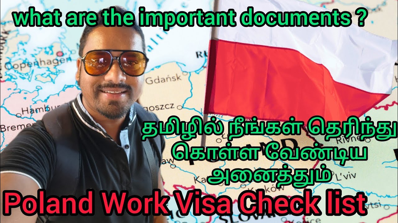 Poland 🇮🇩 D visa check list in Tamil full explanation 