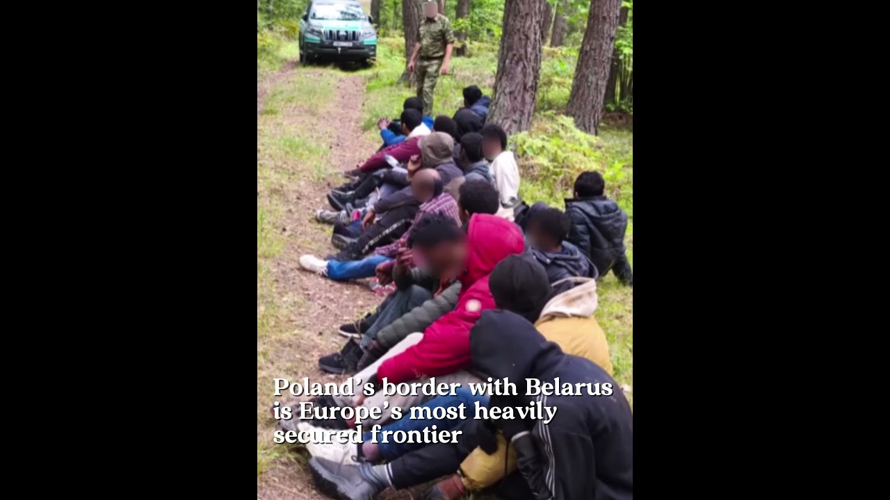 🚨 CAUGHT! Poland Border Guards STOP Migrant Crossing Attempt 🇵🇱