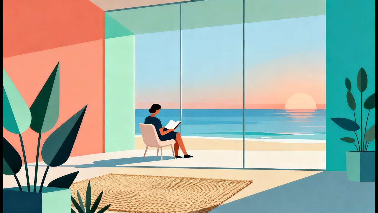 Moonlit Caf&eacute; Bossa: Chill music for study, focus & sleep ☕🎶