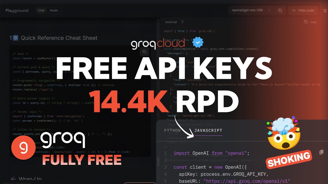 Groq предоставляет БЕСПЛАТНЫЕ API для ИИ | Без кредитной карты, бесплатный ключ API для разработч...