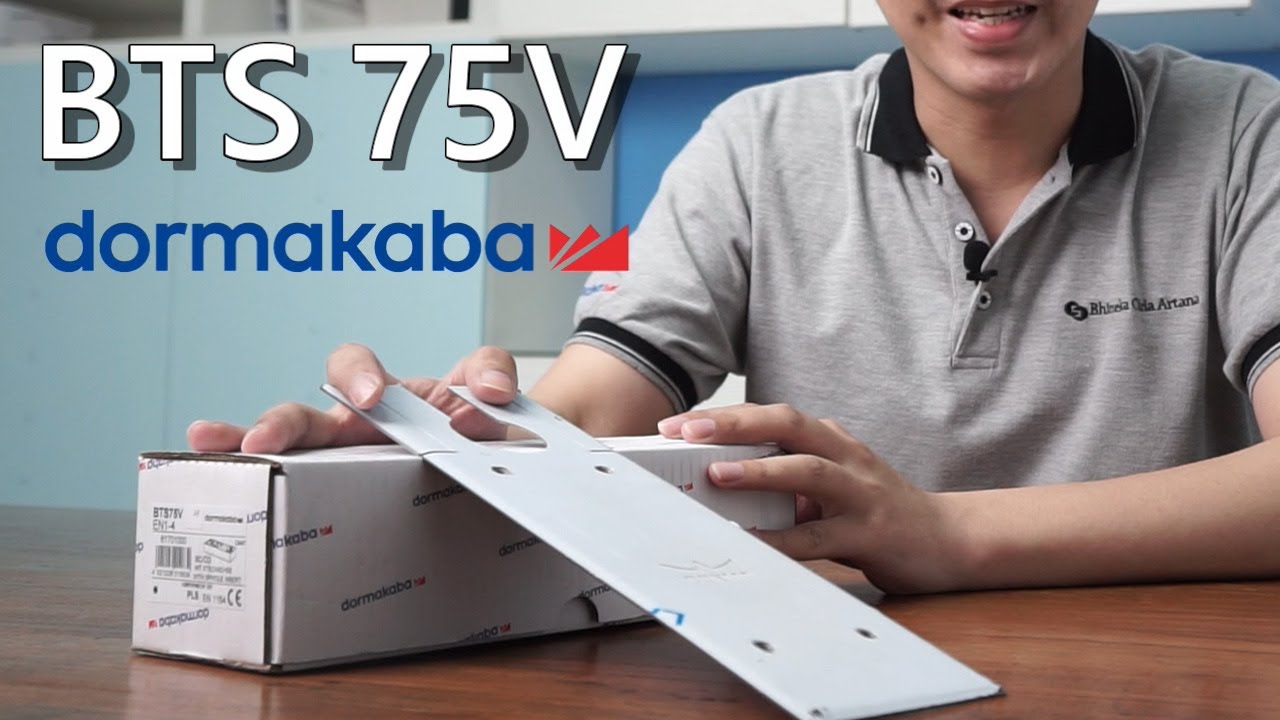 Floor Hinge yang bisa diatur kekuatannya! dorma BTS75V Adjustable Floor Hinge by dormakaba