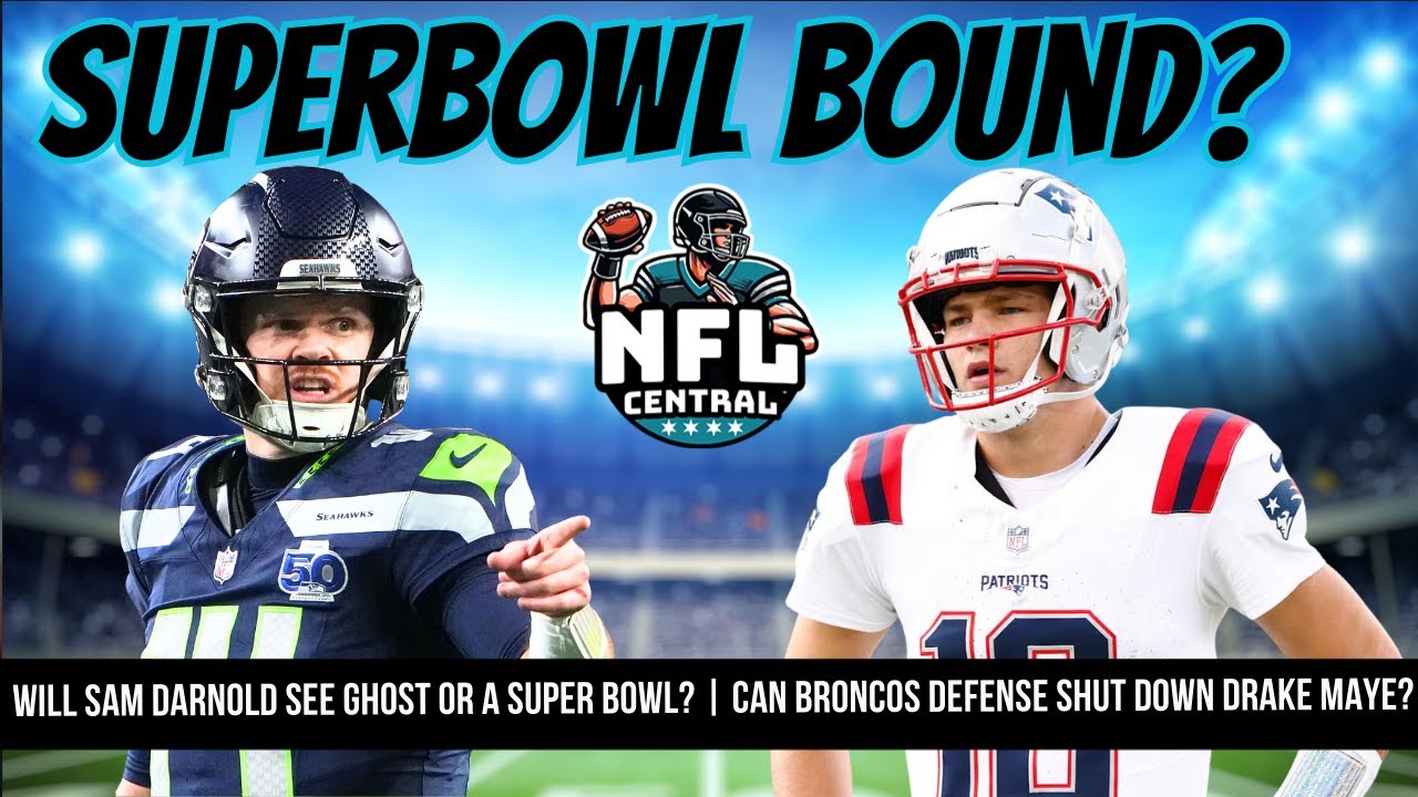 Will Sam Darnold See Ghost Or A Super Bowl? 🤔 | Can Broncos Defense Shut Down Drake Maye? 🤔