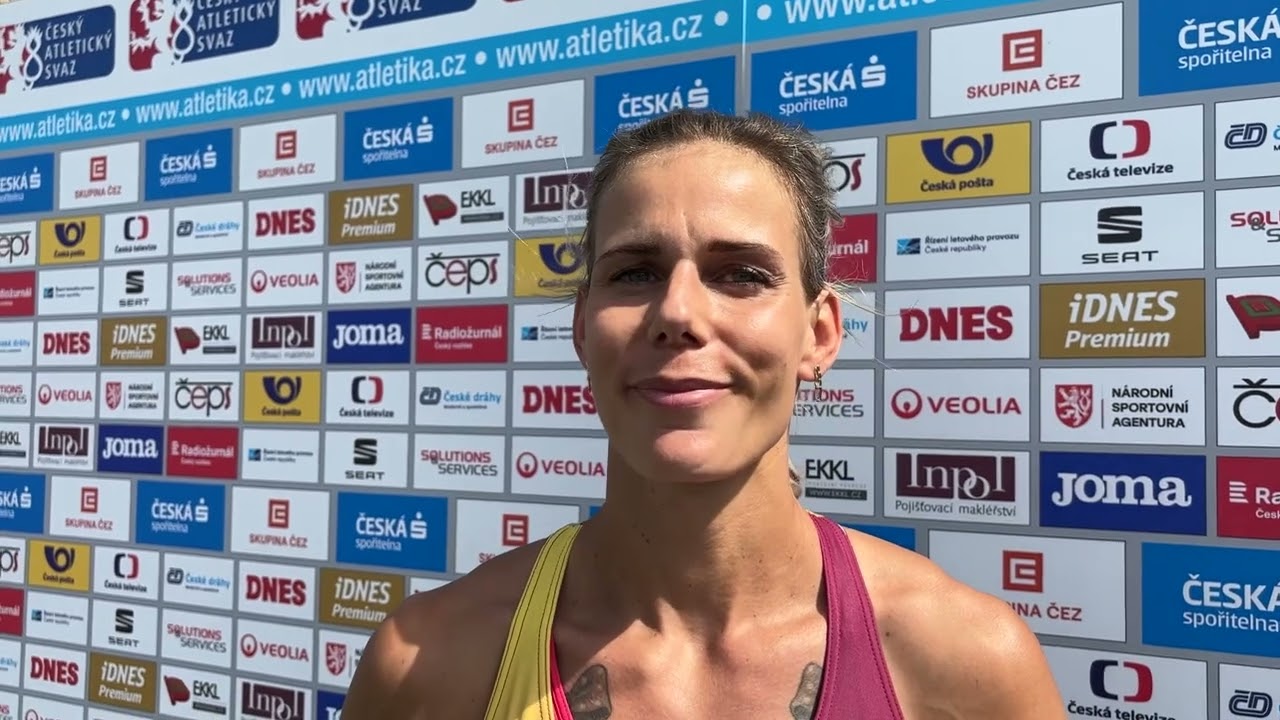 Nikola Ogrodníková po oštěpu na MČR 2024