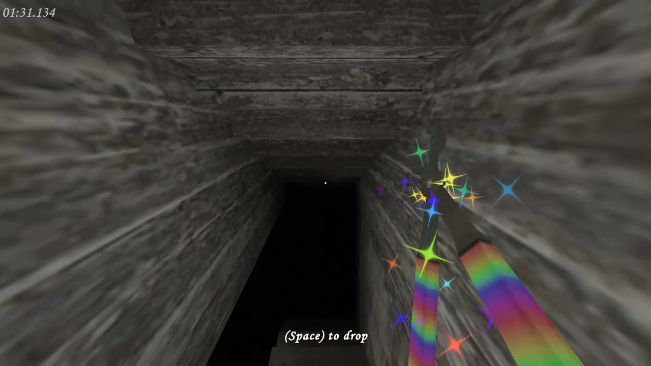 Granny Legacy 3m 29s (faster than Casper) seed;861005566,No Glitchless Hollow mode,No Grandpa.