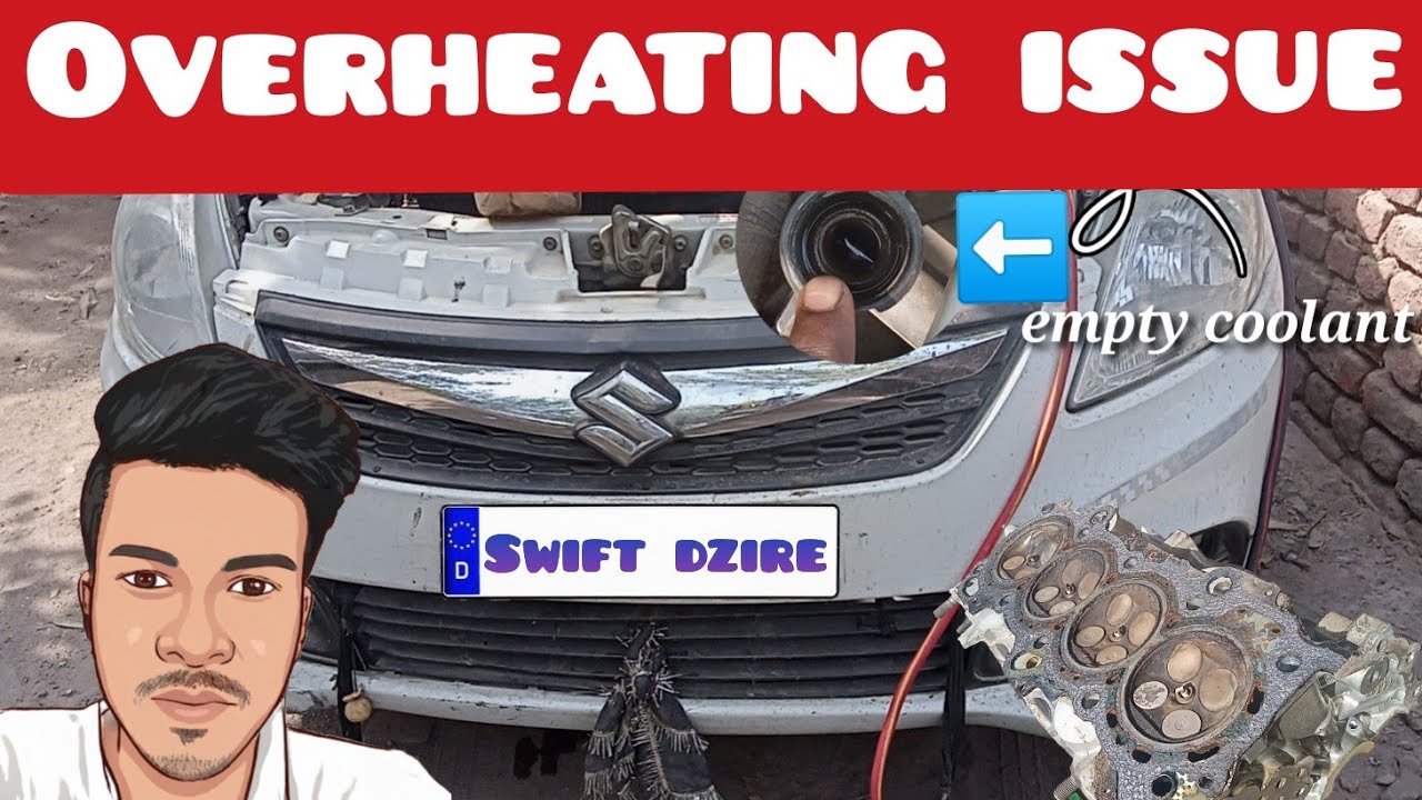Maruti Suzuki Swift dzire  overheating problem solving Maruti Suzuki dzire #overheating #fourtuner