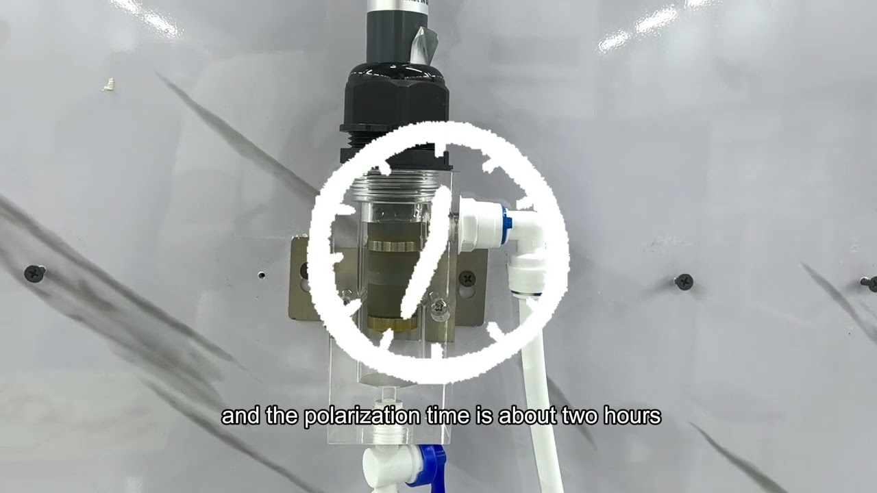The chlorine sensor flow cell installation method and usage precautions