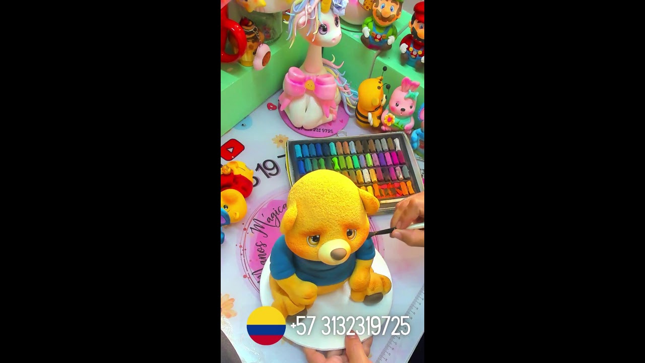 Frasco Osito Marinero porcelanicron / Porcelana Fría !