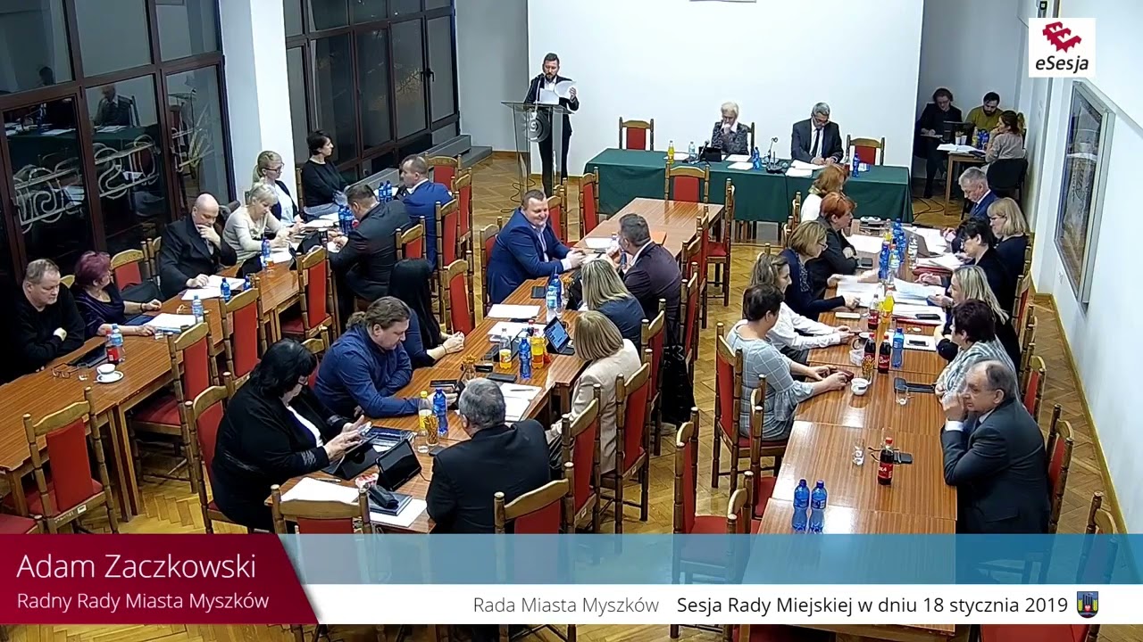III Sesja Rady Miasta w Myszkowie cz.2 18 01 2019
