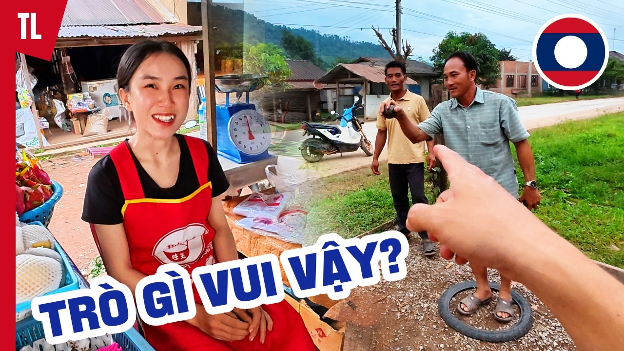 Say đắm nụ cười cô gái bản và bữa xiên nướng chiều tà | Phượt Bắc Lào 11